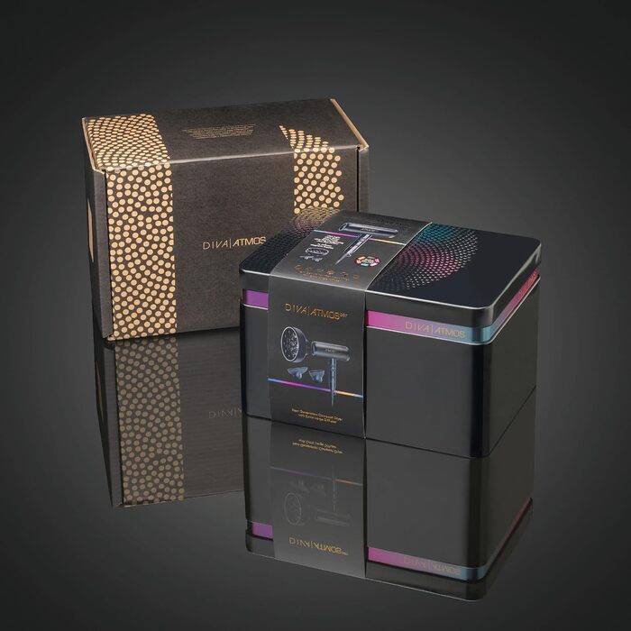 Фен Diva Atmos Dry, чорний