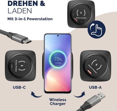 Електричний стіл Casaria з регульованою висотою 140 x 70 см з бездротовим зарядним пристроєм та портом USB-C/A, РК-дисплеєм, функцією пам&39яті, вантажопідйомністю 80 кг, ергономічним, чорним, 140 x 70 см