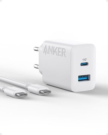 Зарядний пристрій Anker 20 Вт USB C, адаптер живлення iPad, адаптер живлення для швидкого заряджання USB, зарядний пристрій для iP