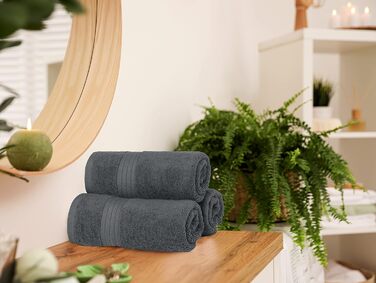 Рушники преміум-класу - 100 гребінчаста бавовна кільцевого прядіння, надзвичайно м'які та добре поглинають вологу, товсті рушники