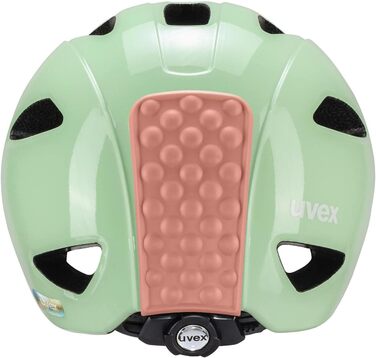 Легкий велосипедний шолом для дітей - індивідуальне регулювання розміру - висувний зі світлодіодним підсвічуванням 45-50 см м'ятно