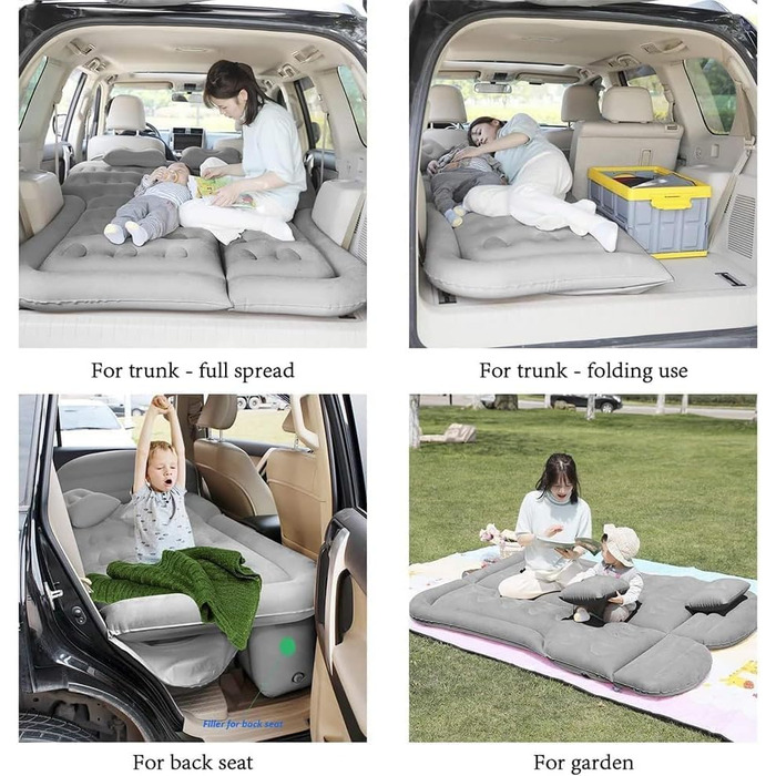 Автомобільний надувний матрац, для Audi a6 c4 c5 c6 c7 c8 Avant Quattro повний привід s-Line Портативний кемпінговий надувний матрац Надувний автомобільний матрац Надувний матрац для заднього сидіння, B звичайний B