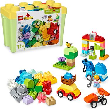 Конструктор LEGO DUPLO Classic 10439, Кам'яна коробка Машини та Вантажівки, 80 деталей