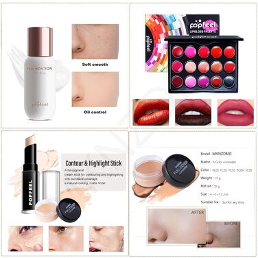 Набір косметики MKNZOME Schminkkoffer (36 предметів)