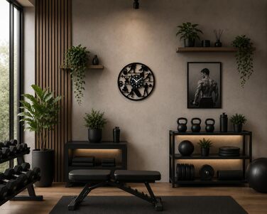 Настінний годинник для спортзалу Дизайн Fitness Gym Ідея подарунка для любителів спорту