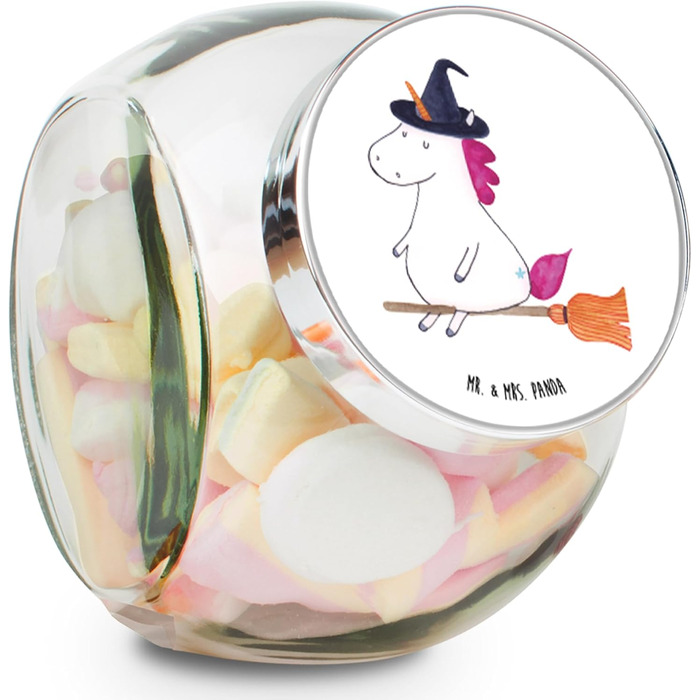 Баночка для цукерок Mr. & Mrs. Panda Unicorn Witch L 870 мл, преміум банка, 870 мл PD-1616337-STANDARD