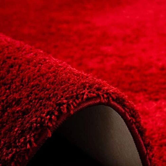 Килим Palace Shaggy Shaggy Burgundy Round в 7 розмірах 200 см Круглий