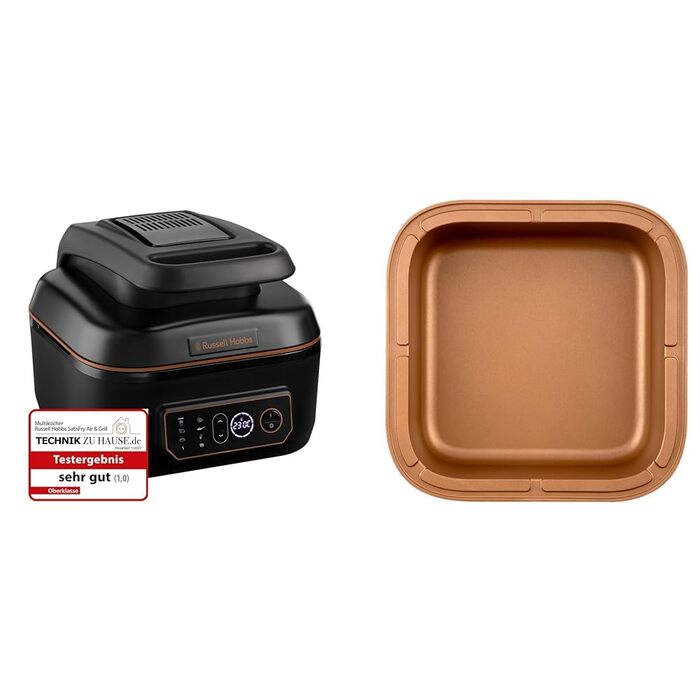 Набір аерофритюрниці Russell Hobbs SatisFry XL 5,5л Мульти Аерофритюрниця, Гриль та Мультиварка 26520-56 Запасна чаша XL 5,5л для SatisFry 26520-56 N700636
