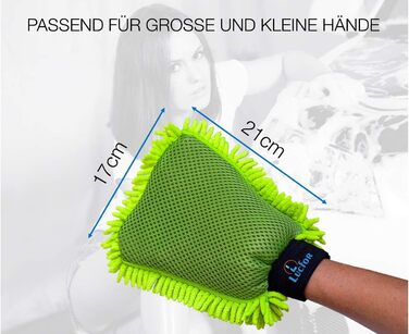 В 1 Microfiber Wash Mitt ідеально підходить для миття автомобіля, тому що дбайливо ставиться до лакофарбового покриття 2 шт. и, 2