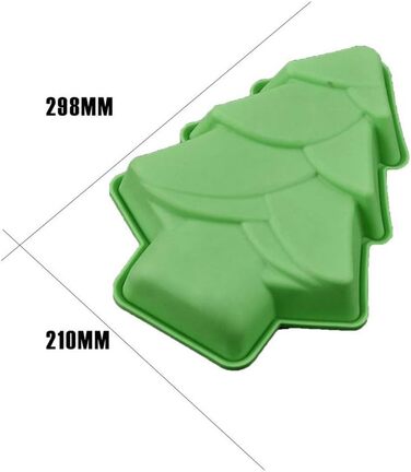 Силіконова форма для випічки у формі ялинки DUBENS