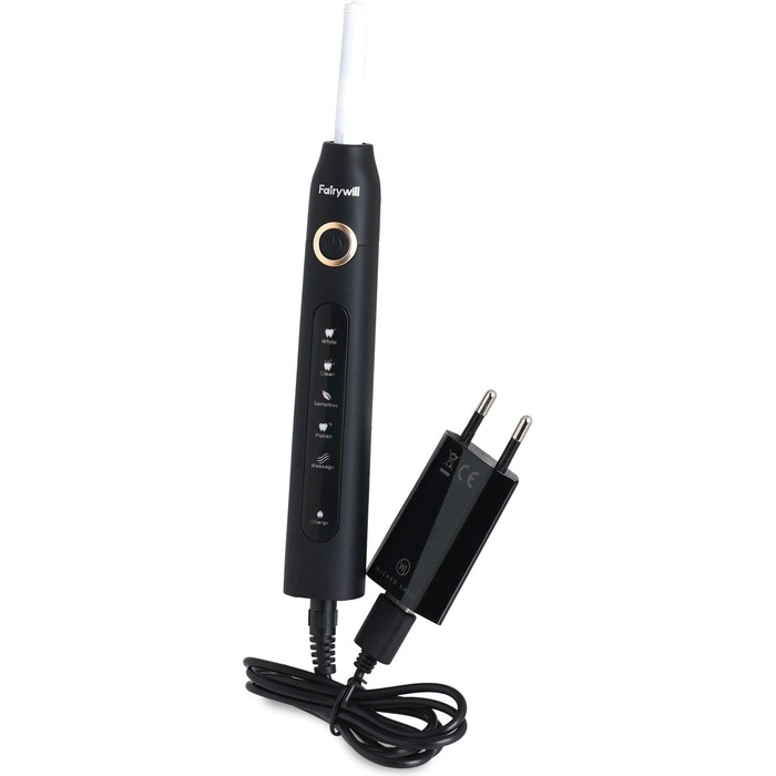 Блок живлення Wicked Chili - Ultra Slim - USB-адаптер підходить для електричної зубної щітки, звукової зубної щітки, іригатора ротової порожнини сумісний з Fairywill P11 Plus, 507, 508, 551, 515, 917, E11 (1A 5V)