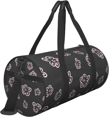 Дорожня сумка-циліндр з аніме-візерунком Сливи, спортивна сумка для чоловіків та жінок, сумка для подорожей, спортивна сумка