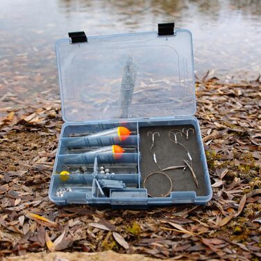Набір для лову щуки Angel Domne Pike Attack Deadbait Set, набір оснастки для лову щуки з поплавком, поводком, вертлюгом, ящиком для снастей, аксесуарами для хижацької риболовлі.