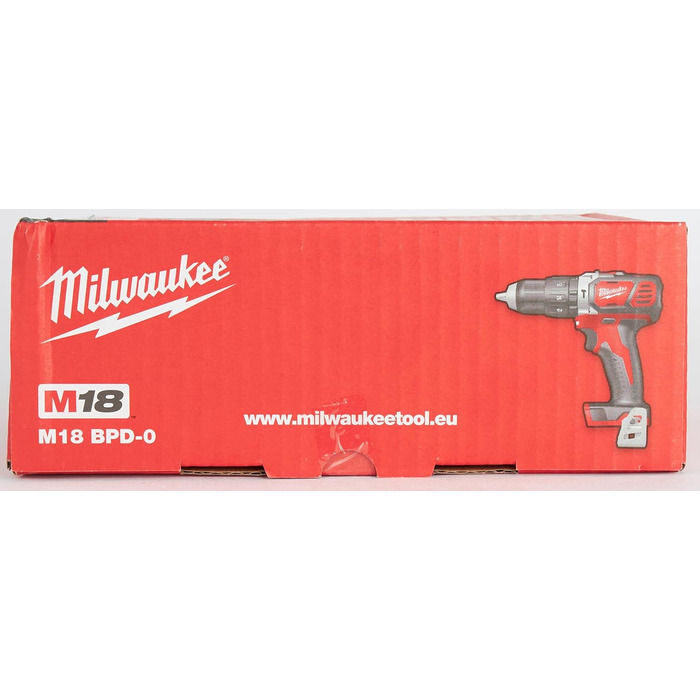 Комбінований дриль Milwaukee M18BPD-0, рожевий, червоний