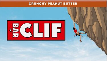 Енергетичні батончики Clif Bar Crunchy Peanut Butter, 12 батончиків / коробка Crunchy Peanut Butter 12 шт. (1 упаковка)