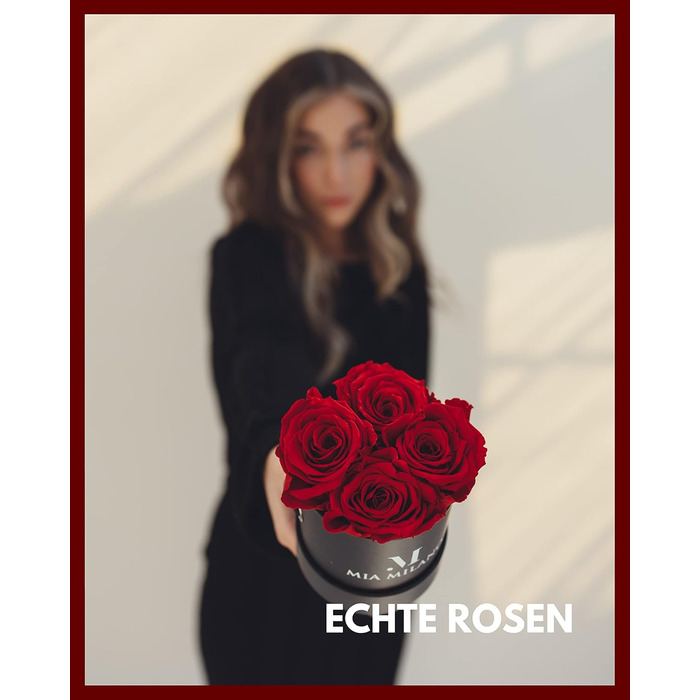 Зі справжніми консервованими трояндами (термін придатності 3 роки) Eternal Flower Box