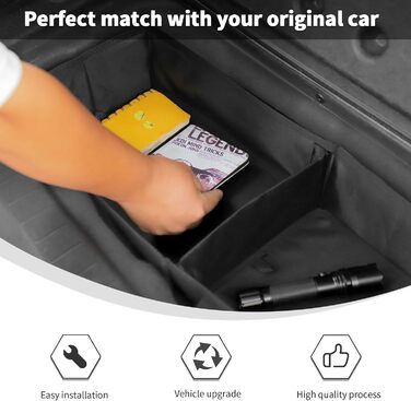 Органайзер для багажника Linskip, що складається, для Dodge Journey 20112020, з тканини Оксфорд, з 2 знімними перегородками