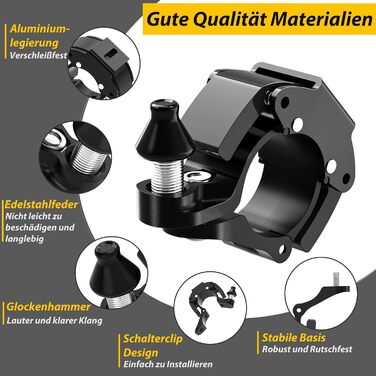 Велосипедний дзвіночок Mini Bell Bicycle, Новий велосипедний дзвіночок Hammer Bell100dB Дзвіночок Гучний велосипедний дзвіночок з