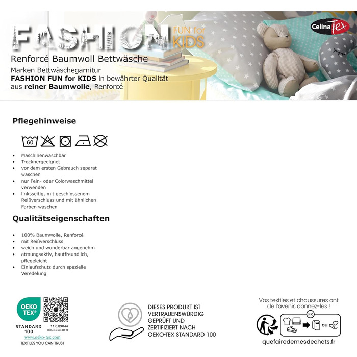 Дитяча постільна білизна 135 х 200 см 2-спальний бавовняний підодіяльник Space Astronaut синій 135 х 200 см бавовняний Renforc Spa