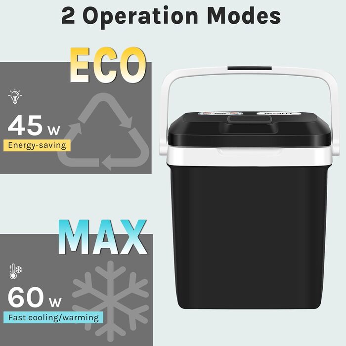Для охолодження і збереження тепла, Кемпінговий холодильник для автомобіля і розетки з USB, Термобокс, Cool Box Small для вантажів