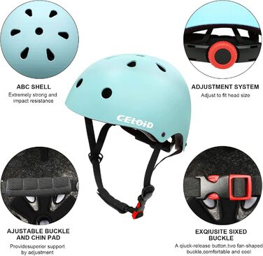 Дитячий велосипедний шолом CELOID, дитячі шоломи для скейтборду для дітей віком 3-5-8-10-16 років хлопчики дівчатка, регульований