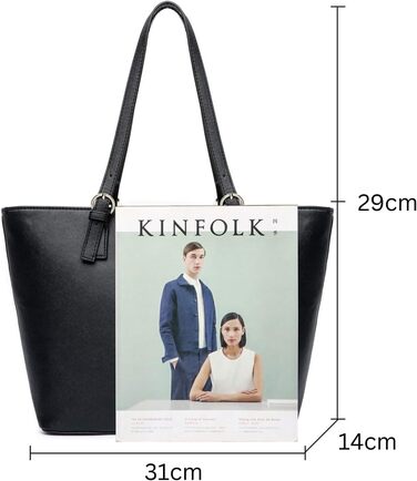 Жіноча сумка Vanessa & Melissa класична елегантна сумка з ручкою для сумочки чорна