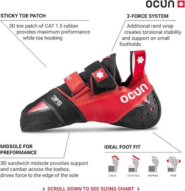 Чоловічі кросівки Ocun X Flat Ballet 42.5 EU Red