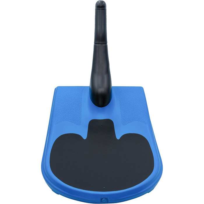 Дитяча пластикова шапка на зиму синя