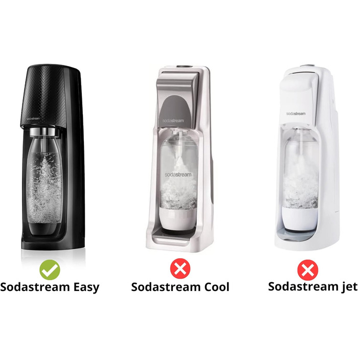 Змінний важіль для SodaStream Easy Spirit Soda Maker Push Lever Посилена версія запчастини - штовхач, штовхач, заміна, важіль Кнопка SodaStream EASY SPIRIT FIZZI