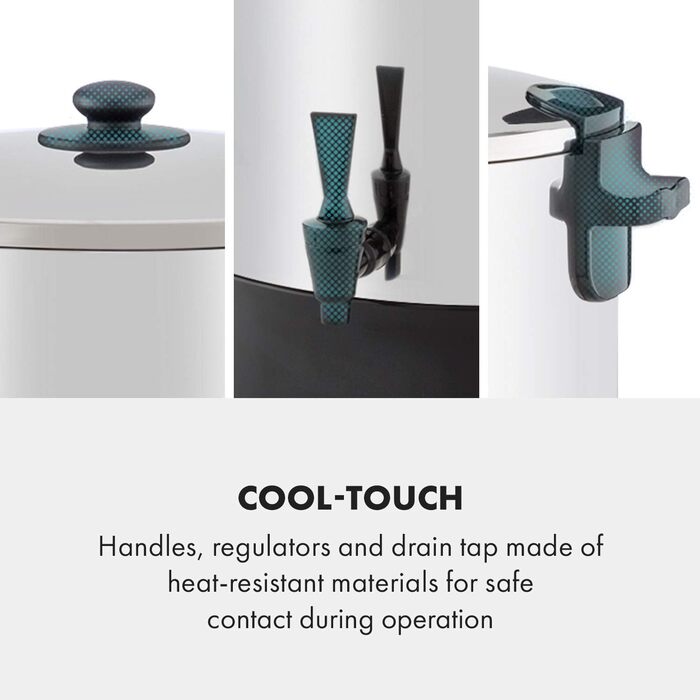 Цифрова консервуюча машина Дозатор для консервації горщиків для консервації гарячих напоїв, 50 літрів, 2500 Вт, 30-100 C, таймер, функція збереження тепла, кришка із закриттям, полірована нержавіюча сталь Konfistar Digital 50 літрів, 50