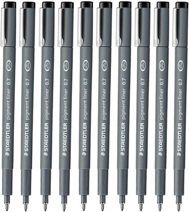 Пігментний лайнер Staedtler 0,7 мм Fineliner Скетчинг Малювання Креслярські ручки від Staedtler