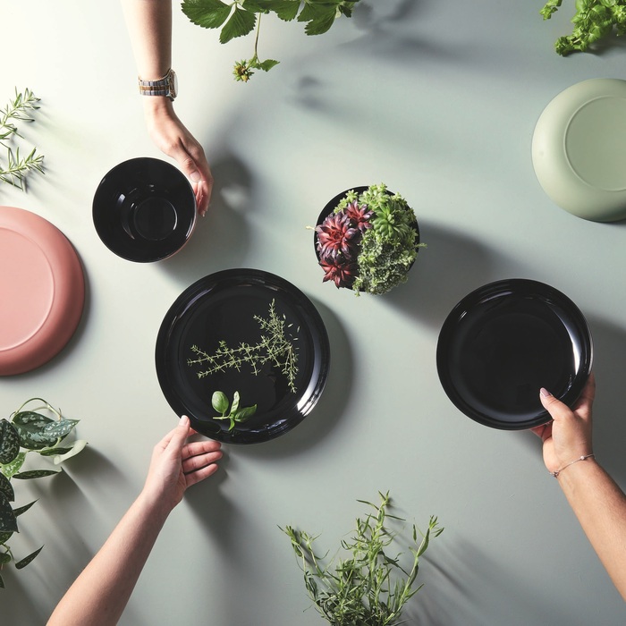 Блюдо Luminarc Black Grey, 21 см (6788159)