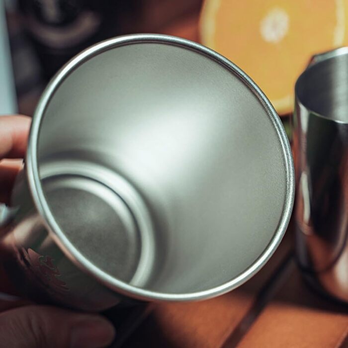 Набір стаканчиків з нержавіючої сталі для використання на відкритому повітрі, 4 предмети, металеві стаканчики харчового класу 304, об&39ємом 350 мл, що складаються один на одного, з сумкою для перенесення, для пікніків, подорожей (зелені)