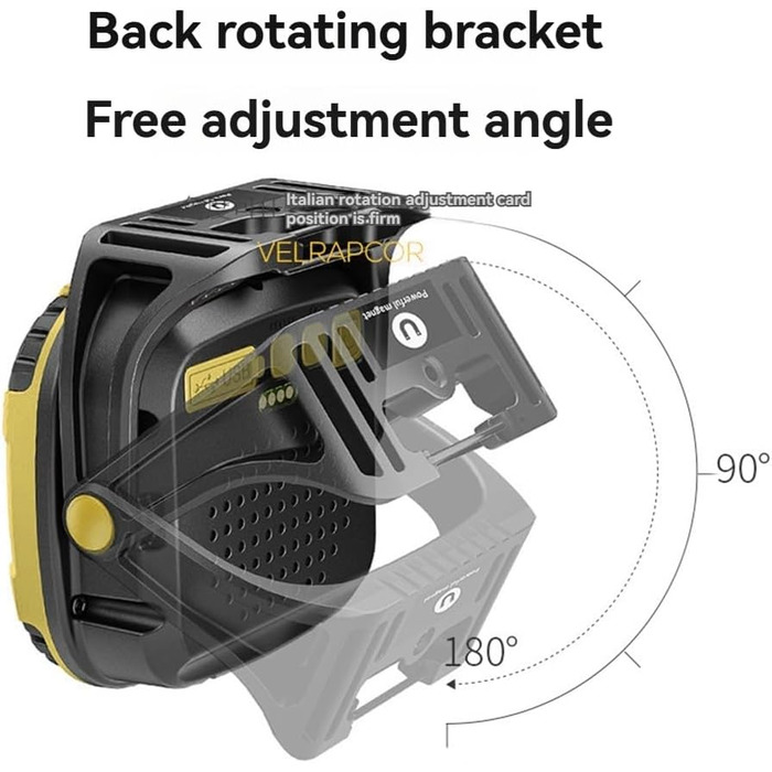 Портативний світлодіодний ліхтар-прожектор, потужний ліхтарик для кемпінгу на свіжому повітрі, риболовлі, надзвичайних ситуацій, акумуляторний робочий ліхтарик, жовтий
