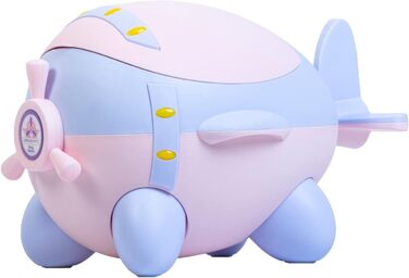 Дитячий туалет - горщик-літак для дітей, тренажер для туалету, ергономічне сидіння, м&39яка поліуретанова подушка, захист від бриз