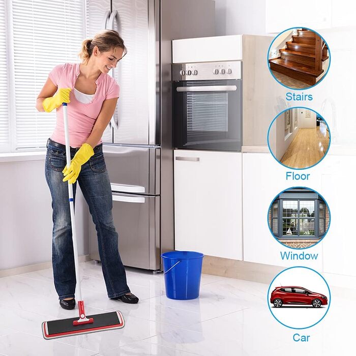 Подушечки для швабри Vicloon, 6 шт. , мікрофібра для чищення швабри, подушечки для чищення швабри для всіх швабр з розпилювачем та