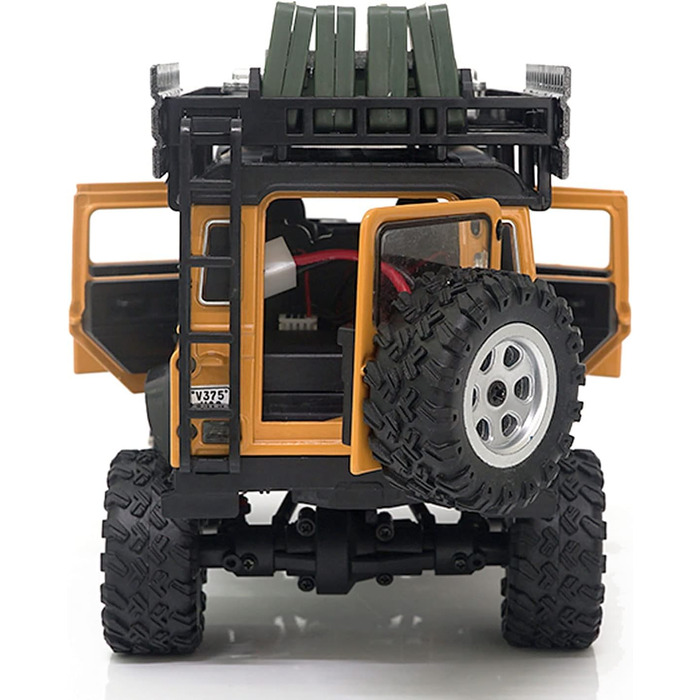 Металевий краулер 4WD 128 RTR жовтий, 22567 D90X28