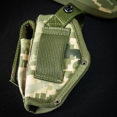 Кобура на стегно для ПМ кордура Kirasa мультикам(Арт.KI283)