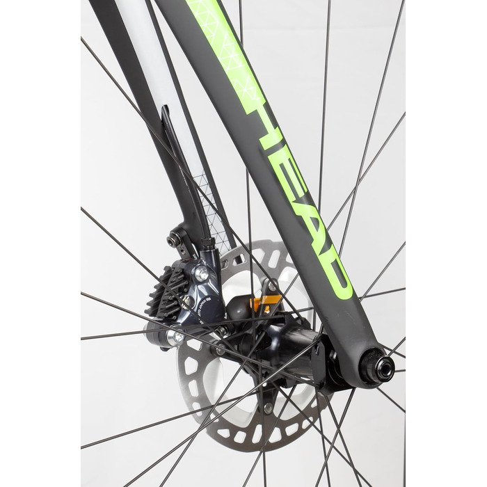 Унісекс-велосипед Head I-Speed Race для дорослих, матовий чорний/зелений 52