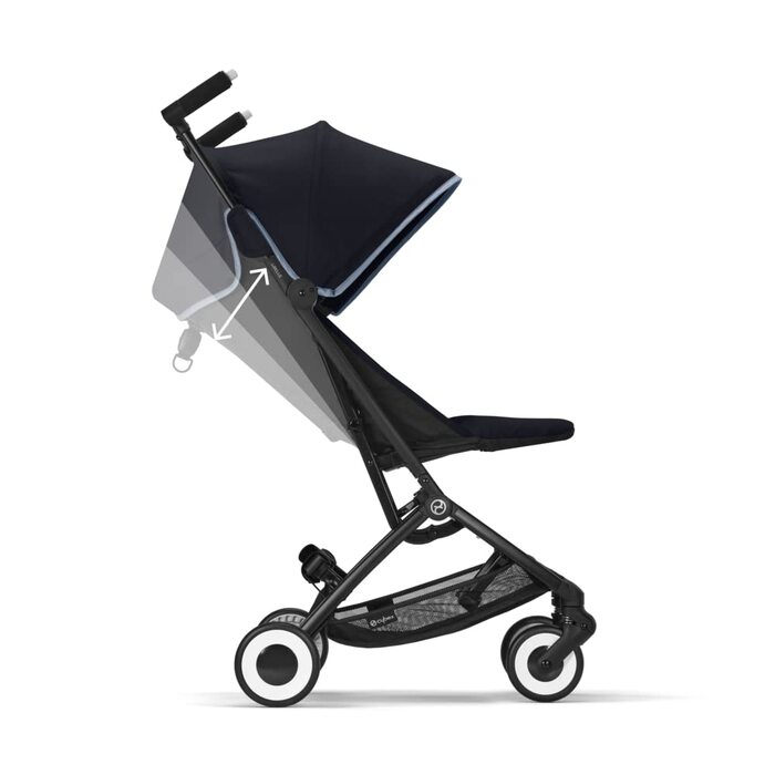 Коляска CYBEX Gold Libelle з ременями безпеки, від 6 місяців до 4 років (макс. 22 кг), ультралегка (лише 6 кг), блакитний океан, з