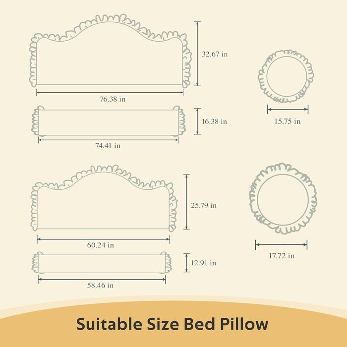 Подушка для ліжка, подушка для спини, подушка для читання для ліжка та дивана з подушкою для шиї та 2 круглими подушками, велика клиноподібна подушка з чохлом, який можна прати, ідеальна подушка для спини, на яку можна спиратися в ліжку, біла, 200*86 см