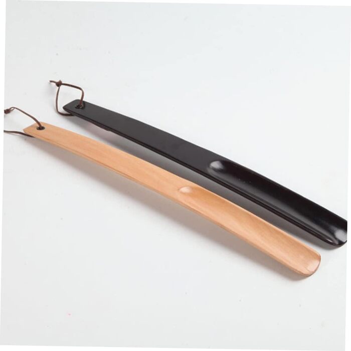 Дерев'яні черевики Shoehorn з масиву дерева Shoehorn Hotel Shoehorn Tool Корисний дерев'яний підйомник взуття Shoehorn Single Plugged Footwear, 2 шт.