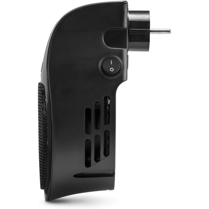 Підключається до мережі вентилятор-обігрівач TROTEC TFC 2 E потужність нагріву 500 Вт міні-керамічний обігрівач, для приміщень площею до 10 м / 25 м, чорний