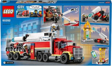Конструктор LEGO 60282 City Mobile Fire Operations Center, іграшка пожежна машина