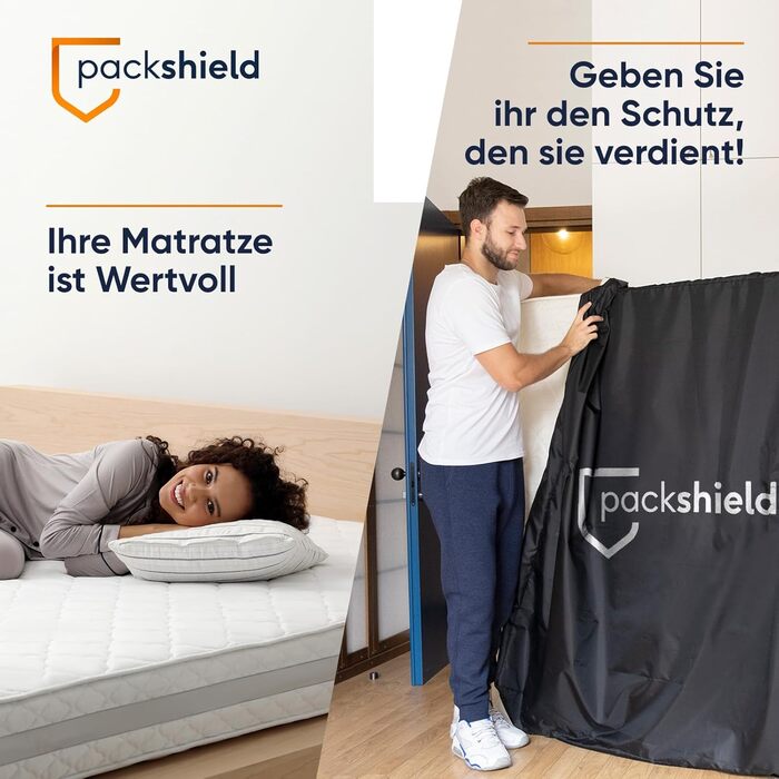 Чохол для матраца 140x200 см захист для зберігання та переміщення товщина 30 см водонепроникна та стійка до розривів сумка для зберігання на блискавці 140 x 200 см