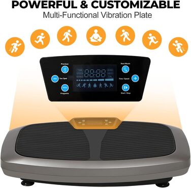 Тренажер Panana Vibration Plate Вібраційна платформа для тіла Вібраційний фітнес-тренажер для всього тіла для домашнього схуднення