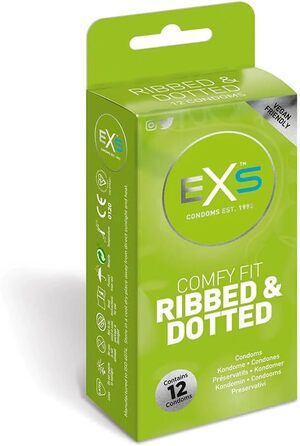 Презервативи EXS 3-in-1 Extreme, стимулюючі, 12 шт