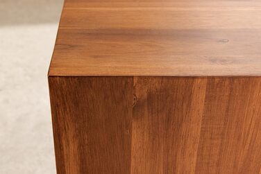 Декоративна колона з масиву дерева COLUMNA - 75 см - коричнева акація, журнальний столик, колона з дерева, декор для вітальні 75 см