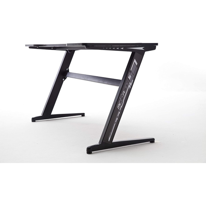 Ігровий стіл із RGB-світлодіодним підсвічуванням, МДФ під карбон, Basic 5