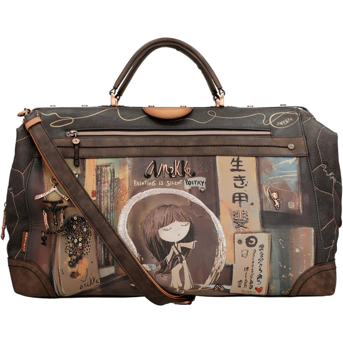 Дорожня сумка Anekke Shoen Brown Weekender 49 см